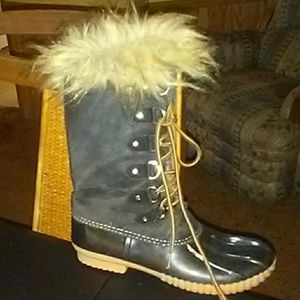 Womens lace boots